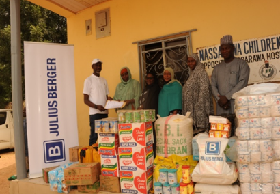 JULIUS BERGER CSR “FOOD FOR OUR COMMUNITIES“ CAMPAIGN DONATES FOOD AND OTHER ITEMS TO ORPHANAGES IN RIVERS STATE